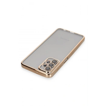 Samsung Galaxy A23 4G Kılıf Razer Lensli Silikon - Gold