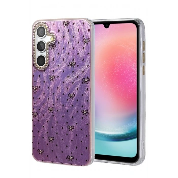 Samsung Galaxy A24 4G Kılıf Blade Aynalı Desenli Kapak - Desen 2