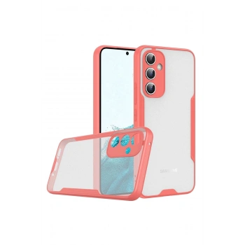 Samsung Galaxy A24 4G Kılıf Platin Silikon - Pembe