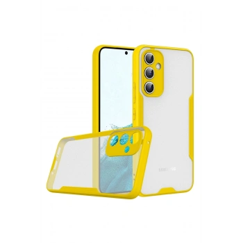 Samsung Galaxy A24 4G Kılıf Platin Silikon - Sarı