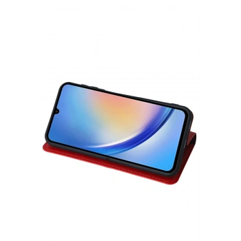 Samsung Galaxy A24 4G Kılıf Trend S Plus Kapaklı Kılıf - Siyah