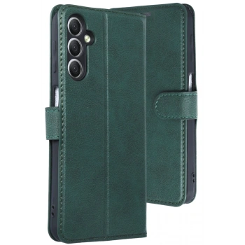 Samsung Galaxy A24 4G Kılıf Trend S Plus Kapaklı Kılıf - Yeşil