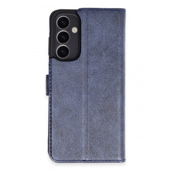 Samsung Galaxy A25 5G Kılıf Trend S Plus Kapaklı Kılıf - Lacivert