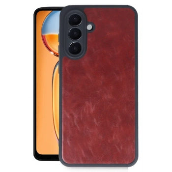 Samsung Galaxy A26 Kılıf Aras Deri Kapak - Bordo