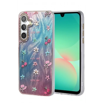 Samsung Galaxy A26 Kılıf Blade Aynalı Desenli Kapak - Desen 4