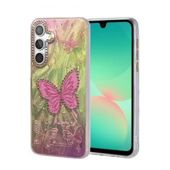 Samsung Galaxy A26 Kılıf Blade Aynalı Desenli Kapak - Desen 5