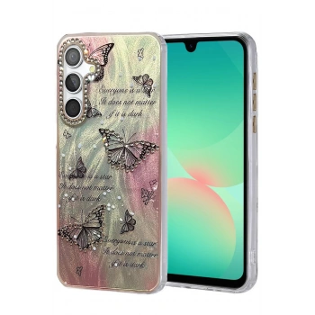 Samsung Galaxy A26 Kılıf Blade Aynalı Desenli Kapak - Desen 6