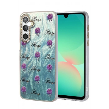 Samsung Galaxy A26 Kılıf Blade Aynalı Desenli Kapak - Desen 9