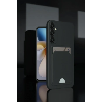 Samsung Galaxy A26 Kılıf Kelvin Kartvizitli Silikon - Lila