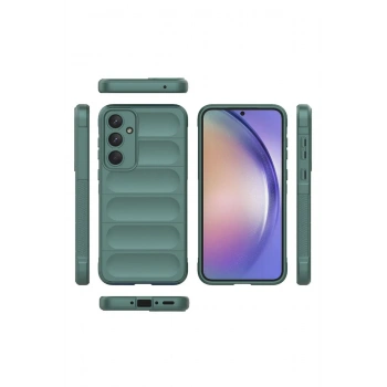 Samsung Galaxy A26 Kılıf Optimum Silikon - Koyu Yeşil