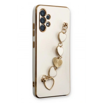 Samsung Galaxy A32 Kılıf Esila Silikon - Beyaz