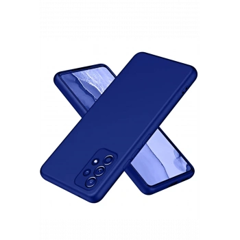 Samsung Galaxy A32 Kılıf First Silikon - Lacivert