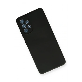 Samsung Galaxy A32 Kılıf Nano içi Kadife Silikon - Siyah