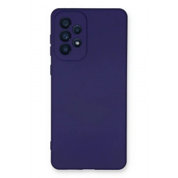 Samsung Galaxy A33 5G Kılıf Nano içi Kadife Silikon - Mor