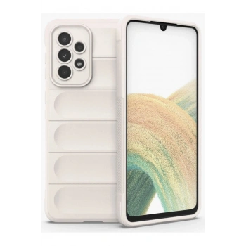 Samsung Galaxy A33 5G Kılıf Optimum Silikon - Krem