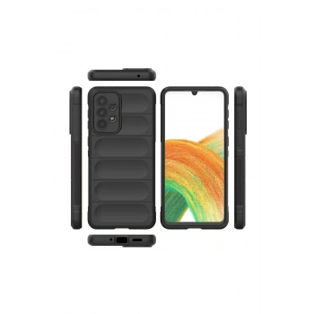 Samsung Galaxy A33 5G Kılıf Optimum Silikon - Siyah