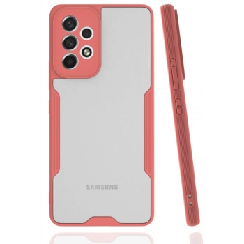 Samsung Galaxy A33 5G Kılıf Platin Silikon - Pembe