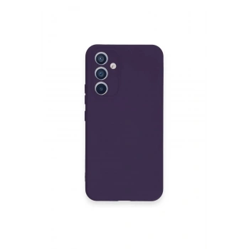 Samsung Galaxy A34 5G Kılıf Nano içi Kadife Silikon - Mor