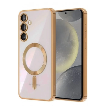 Samsung Galaxy A35 5G Kross Magneticsafe Kapak - Çöl Titanyum