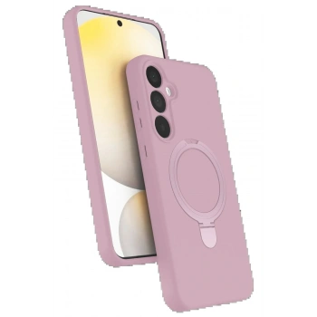 Samsung Galaxy A35 5G Regal Magsafe Standlı Kapak - Açık Pembe