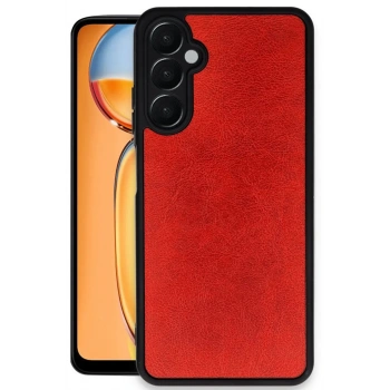 Samsung Galaxy A36 Kılıf Aras Deri Kapak - Kırmızı