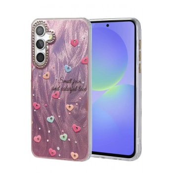 Samsung Galaxy A36 Kılıf Blade Aynalı Desenli Kapak - Desen 8