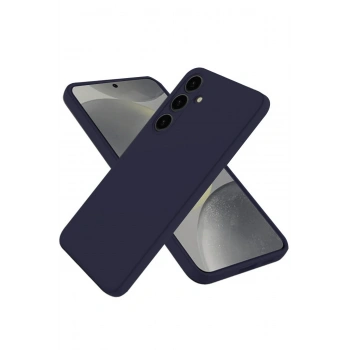 Samsung Galaxy A36 Kılıf First Silikon - Lacivert