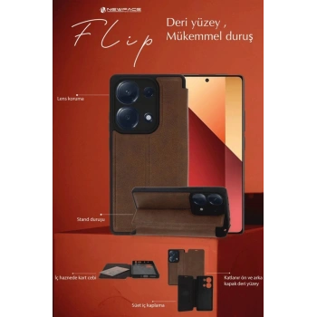 Samsung Galaxy A36 Kılıf Flip Cover - Koyu Yeşil