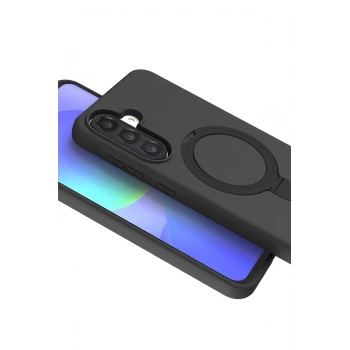 Samsung Galaxy A36 Regal Magsafe Standlı Kapak - Siyah