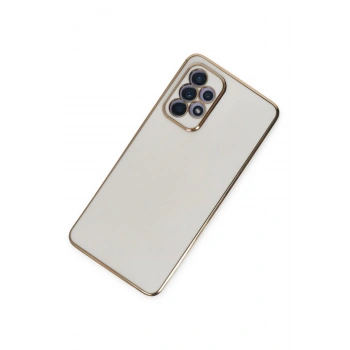 Samsung Galaxy A52 Kılıf Volet Silikon - Beyaz