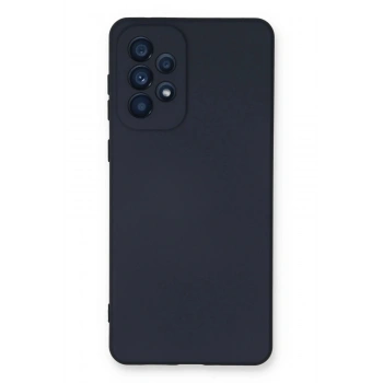 Samsung Galaxy A53 5G Kılıf Nano içi Kadife Silikon - Lacivert