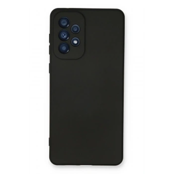 Samsung Galaxy A53 5G Kılıf Nano içi Kadife Silikon - Siyah