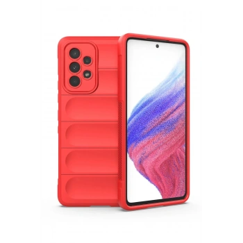 Samsung Galaxy A53 5G Kılıf Optimum Silikon - Kırmızı