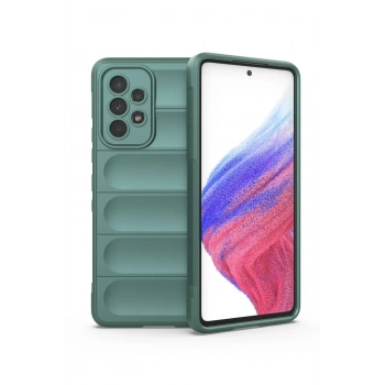 Samsung Galaxy A53 5G Kılıf Optimum Silikon - Koyu Yeşil