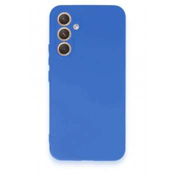 Samsung Galaxy A54 5G Kılıf First Silikon - Mavi