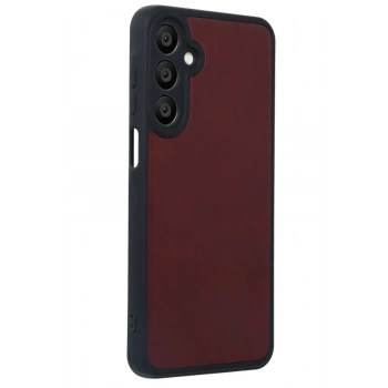 Samsung Galaxy A55 5G Kılıf Aras Deri Kapak - Bordo