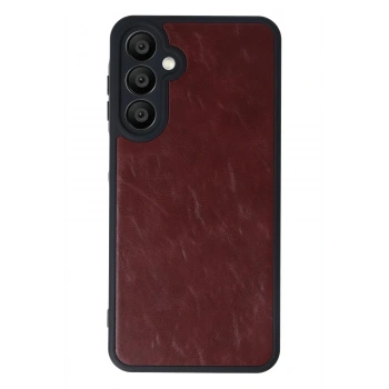 Samsung Galaxy A55 5G Kılıf Aras Deri Kapak - Bordo