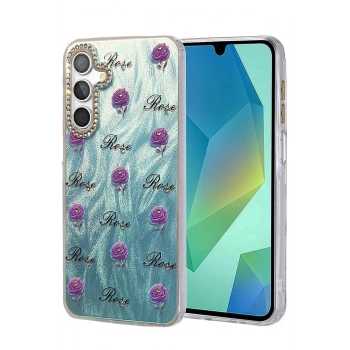 Samsung Galaxy A55 5G Kılıf Blade Aynalı Desenli Kapak - Desen 9