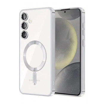 Samsung Galaxy A55 5G Kross Magneticsafe Kapak - Gümüş