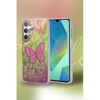 Samsung Galaxy A56 Kılıf Blade Aynalı Desenli Kapak - Desen 5