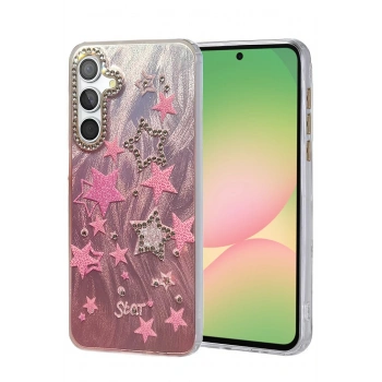 Samsung Galaxy A56 Kılıf Blade Aynalı Desenli Kapak - Desen 7