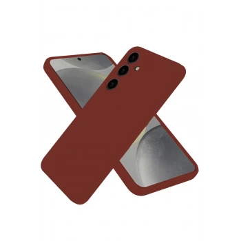 Samsung Galaxy A56 Kılıf First Silikon - Bordo