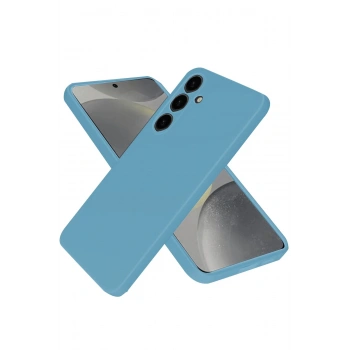 Samsung Galaxy A56 Kılıf Nano içi Kadife Silikon - Mavi