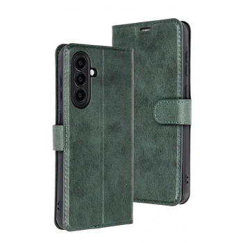 Samsung Galaxy A56 Kılıf Trend S Plus Kapaklı Kılıf - Yeşil