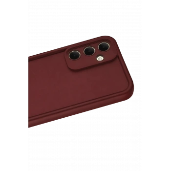 Samsung Galaxy A56 Kılıf Viera Silikon - Bordo