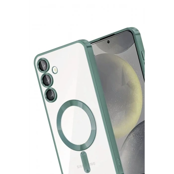 Samsung Galaxy A56 Kross Magneticsafe Kapak - Koyu Yeşil