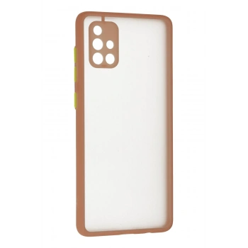 Samsung Galaxy A71 Kılıf Montreal Silikon Kapak - Pembe