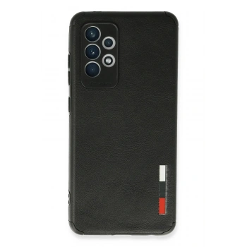 Samsung Galaxy A72 Kılıf Loop Deri Silikon - Siyah