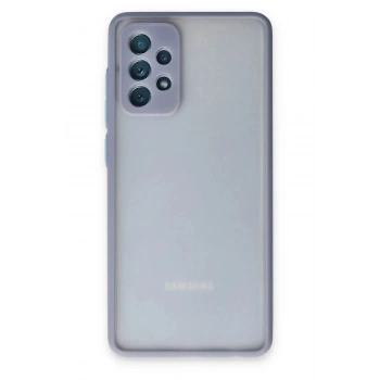 Samsung Galaxy A72 Kılıf Montreal Silikon Kapak - Gri