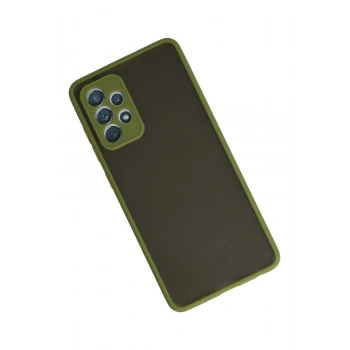 Samsung Galaxy A72 Kılıf Montreal Silikon Kapak - Yeşil